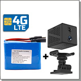 Миниатюрная 4G камера JMC-AC3-4G с аккумулятором 9800 + переходник