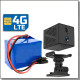 Миниатюрная 4G камера JMC-AC3-4G с аккумулятором 9800 + переходник