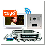 Комплект беспроводной домофон SkyNet 800-Tuya (1+0+400G)