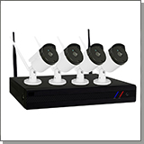 Уличный комплект IP Wi-Fi видеонаблюдения Kvadro Vision Repeater-2.0